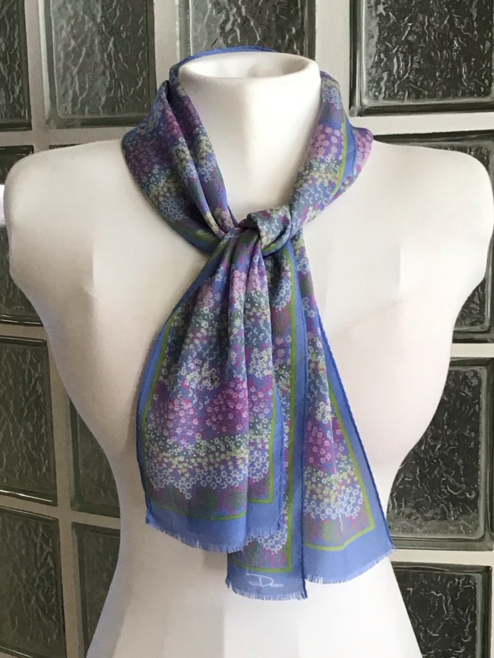 Floral Print Scarf 💜